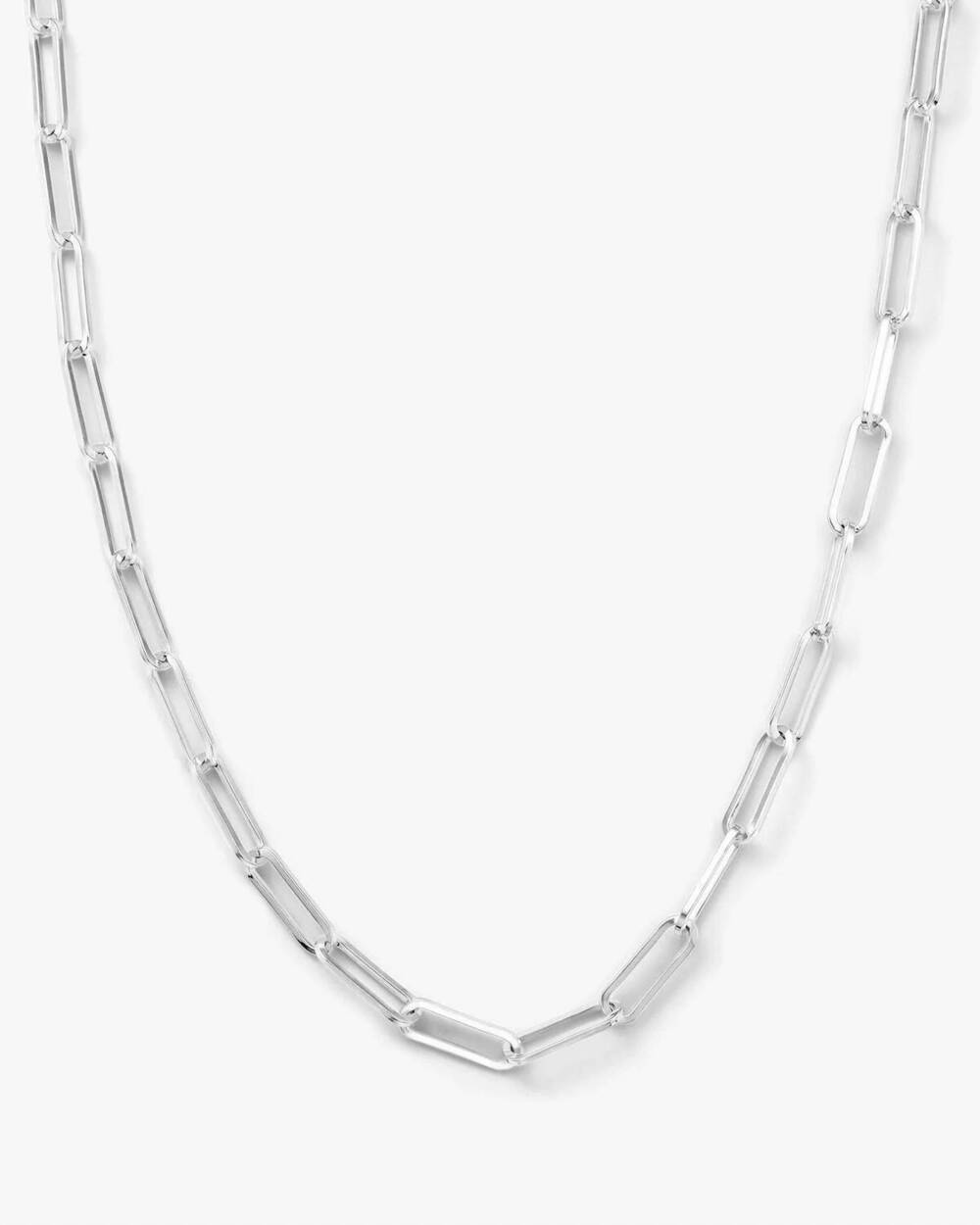 NEW MELINDA MARIA women's samantha chain necklace in silver